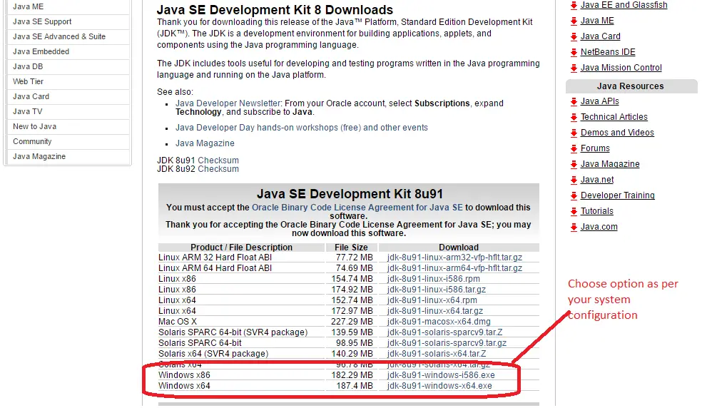 JDK_Windows_Version_Download_Page