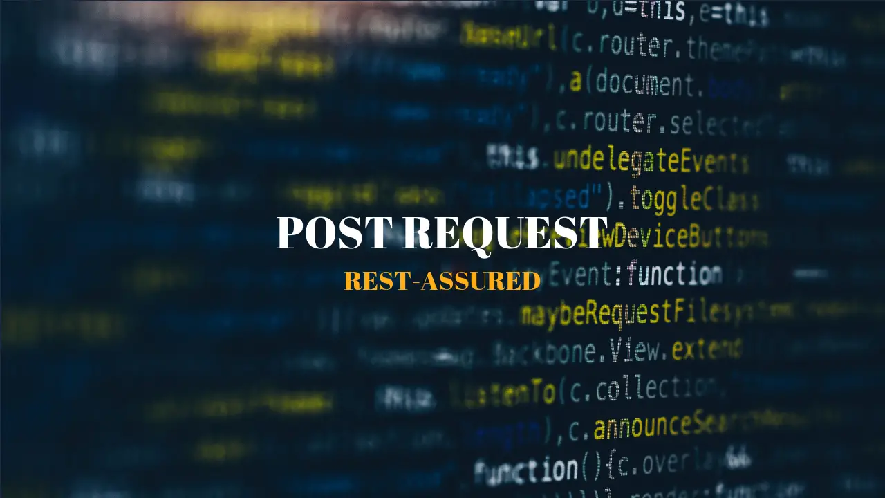 How to send a POST Request using Rest Assured