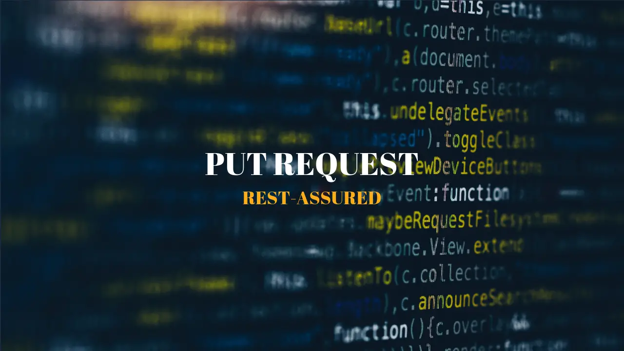 How to send PUT Request in Rest Assured?