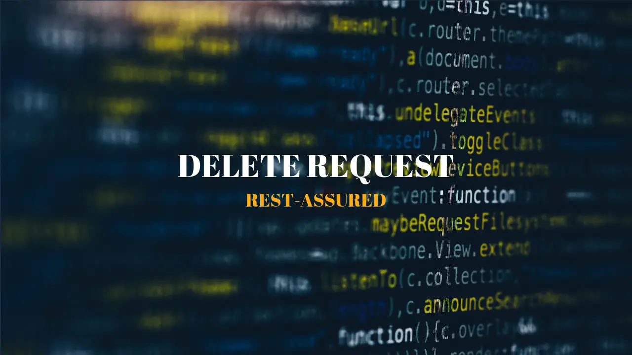 How to send DELETE request using REST Assured