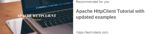 Apach_HttpClient_Tutorial_Popup_Techndeck