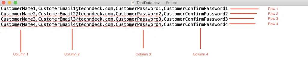 CSV File