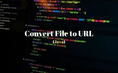 JAVA – How to convert File to URL