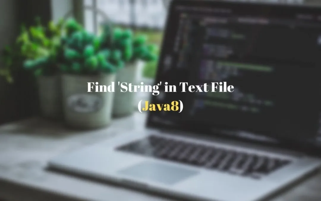 Find String in Text File in Java 8